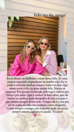 Parabéns amiga