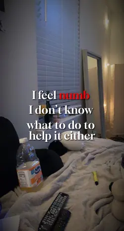 I feel numb. 
