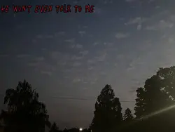 He won’t talk to me