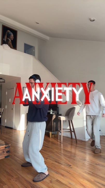 Tendência de dança de ansiedade