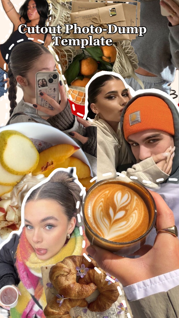 Cutout photo dump