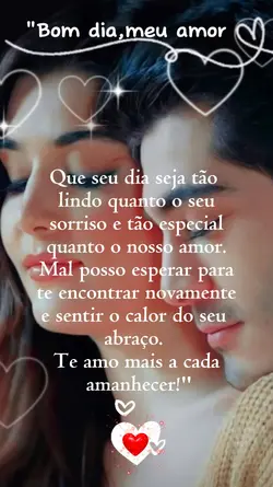 Bom dia meu amor 