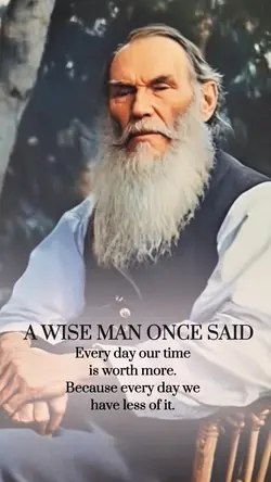 A wise man said 