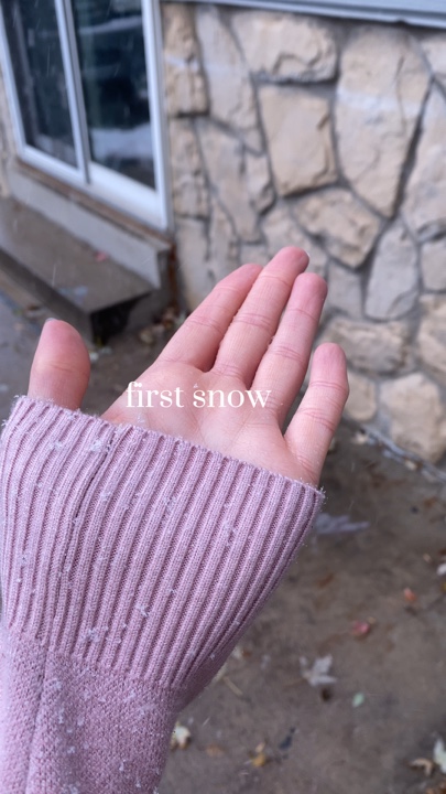 First snow mini vlog