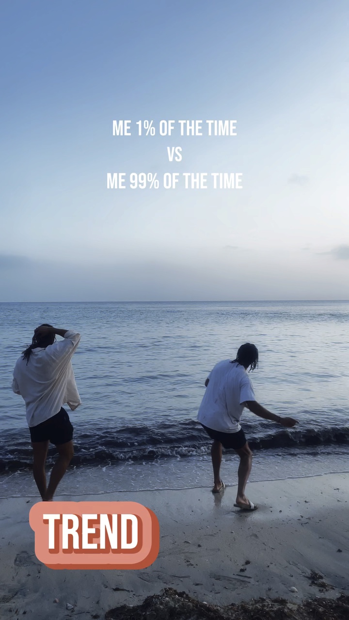 Me 1% of the time 💫