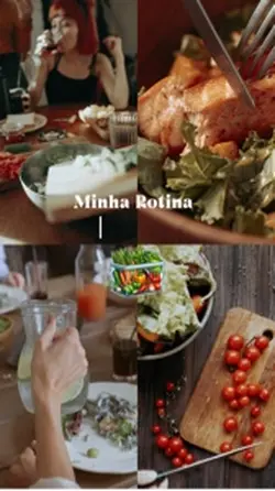 Rotina saudável 🍅🥬