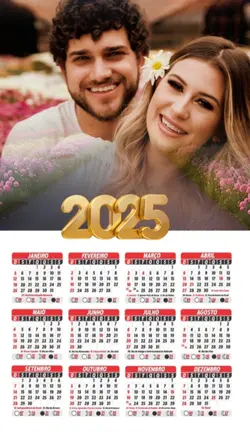 Calendário 25 Casal