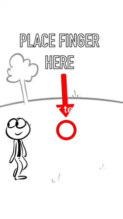 Place finger here