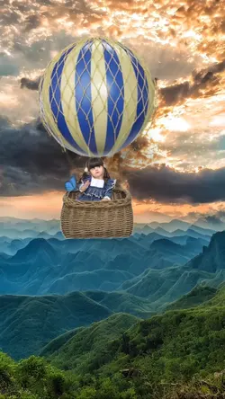 viagem de balão