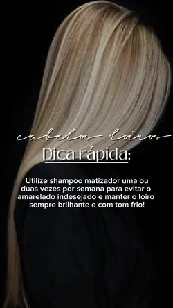 Dicas cabelos loiros