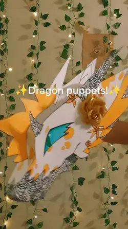 dragon puppets!!