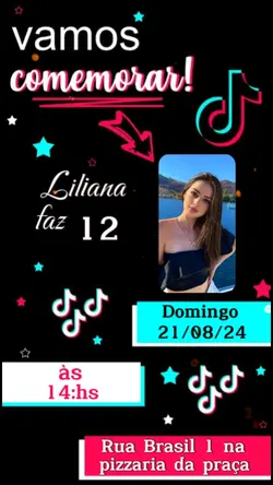 aniversário TIK tok