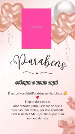 Feliz Aniversário /