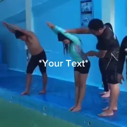 Swim meme(your text)
