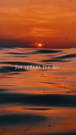 boa semana prá nós