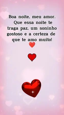Boa noite amor 