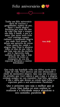 feliz aniversário 