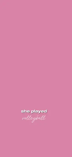 she played vball
