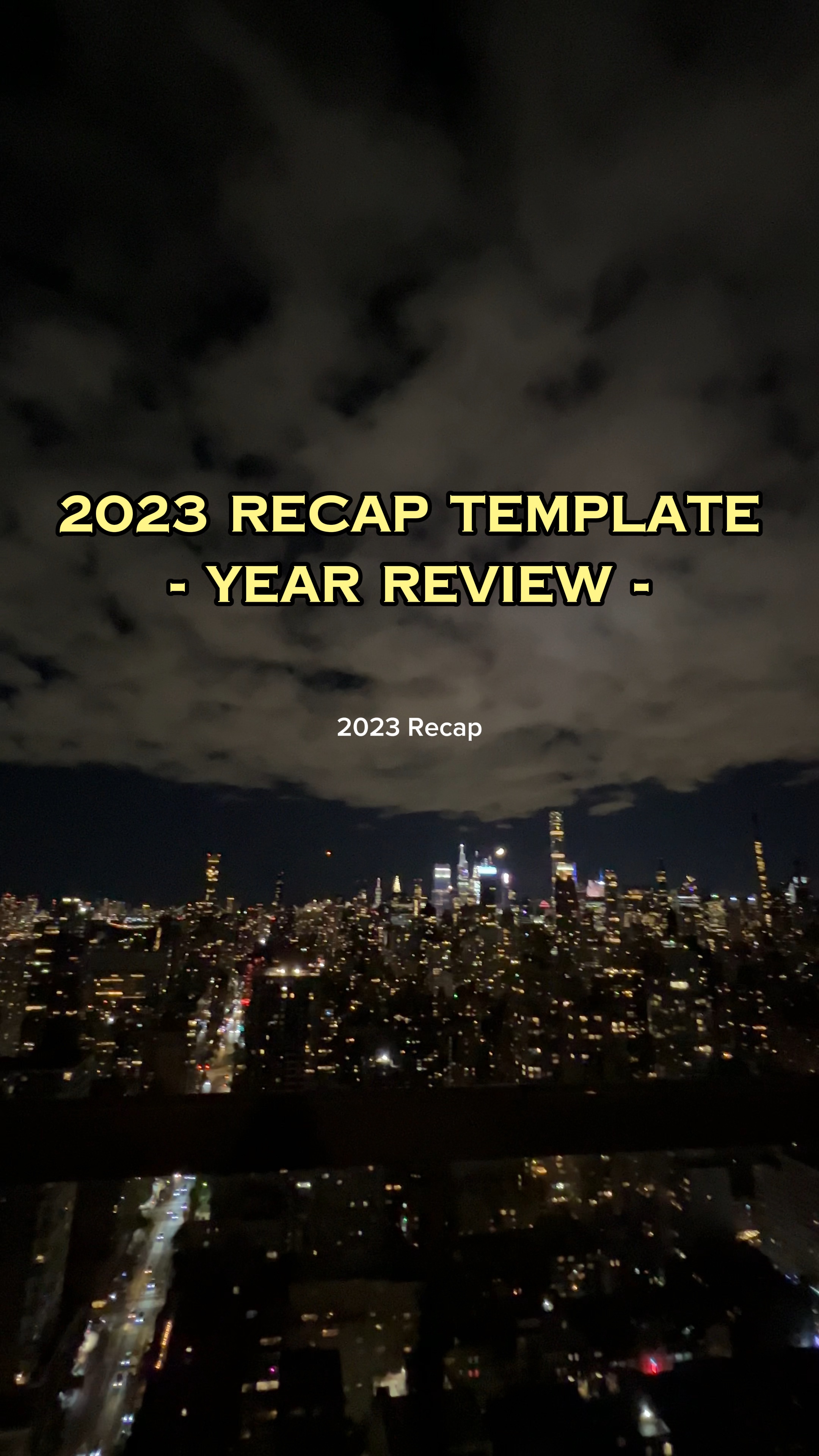 2023 Recap Template