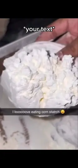Yum, cornstarch π¨π₯°