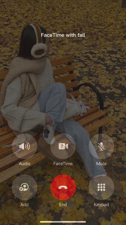 Face time with fall