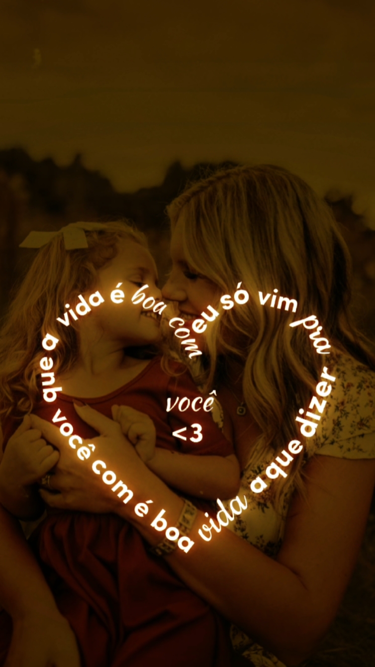 A vida é boa com vc.