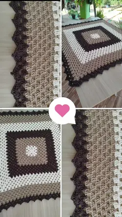 Tapete de crochê 