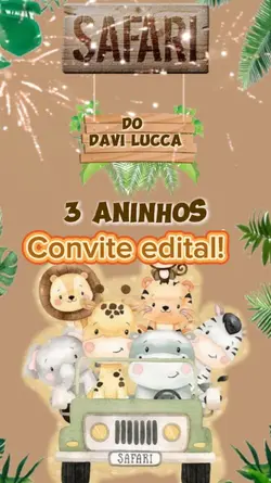 Convite safari