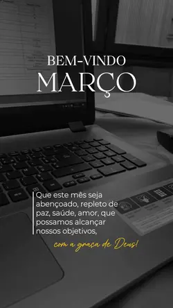 Bem-vindo março 