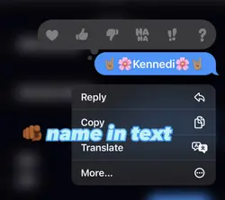 YOUR NAME IN TEXT