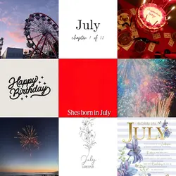 She’s born in July