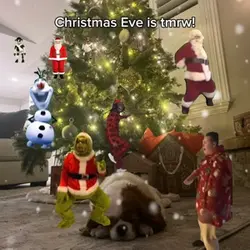 Christmas is tmr