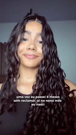 no nono mês nasci