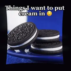 Put cream in