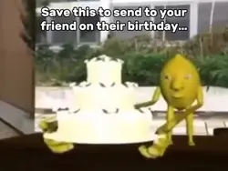 Birthday Lemon