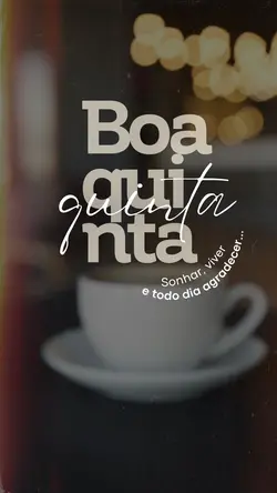 Quinta-Feira ✨