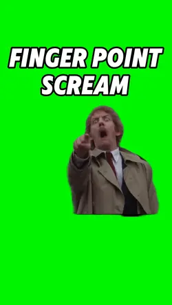 Finger Point Scream 