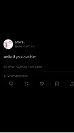 Smile if u love him
