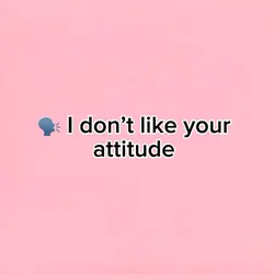 Change ur attitude 
