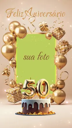 50 anos/EDITÁVEL 