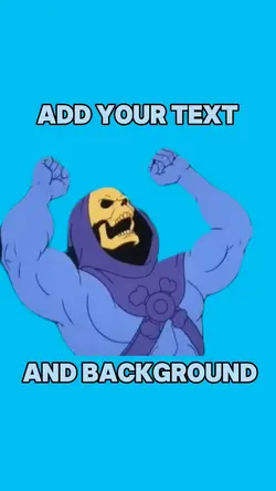 Skeletor cutout meme