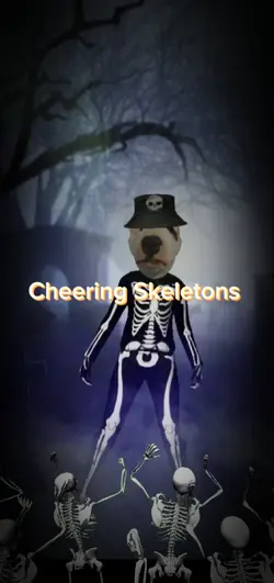 Cheering Skeletons