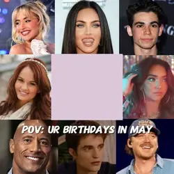 May birthday celebs