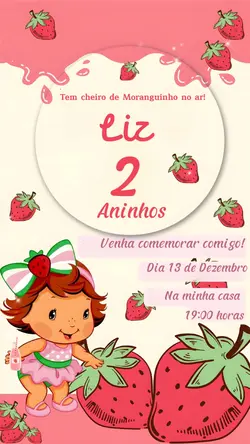 Convite Moranguinho