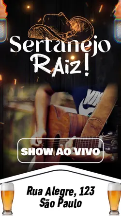 Show sertanejo raiz 