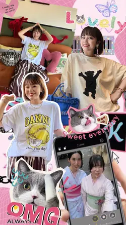 コラージュ風で夏を記録