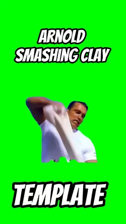 Arnold smashing clay