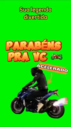 Parabéns na Moto
