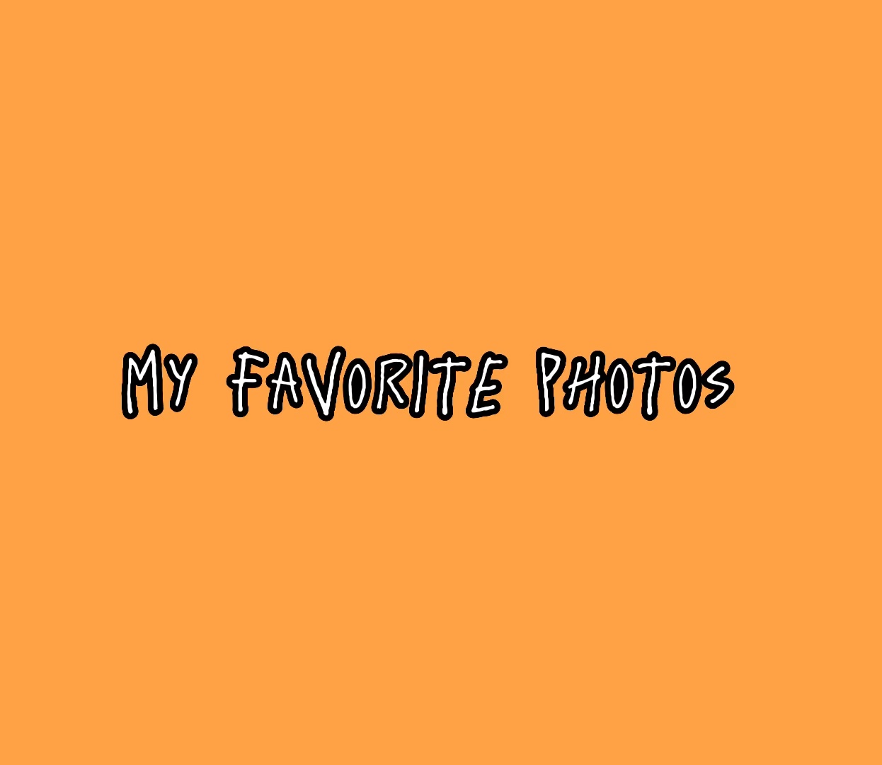 vos photos préférées