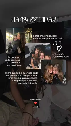Feliz aniversário 
